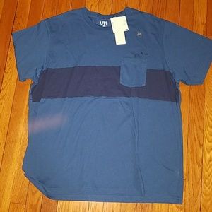 Uniqlo Disney Mickey blue Donald Duck t-shirt